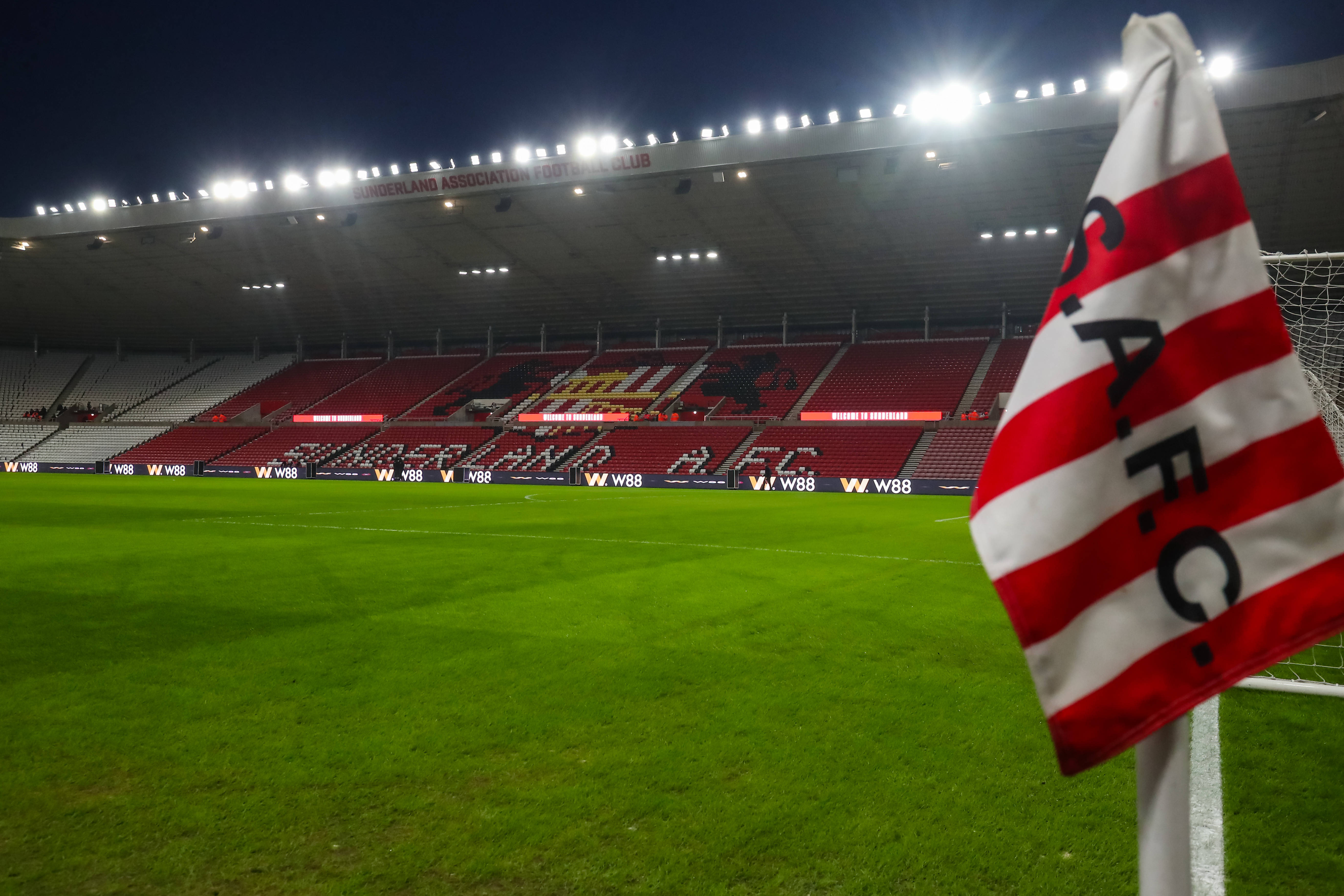 General View inside the Stadium Of Light