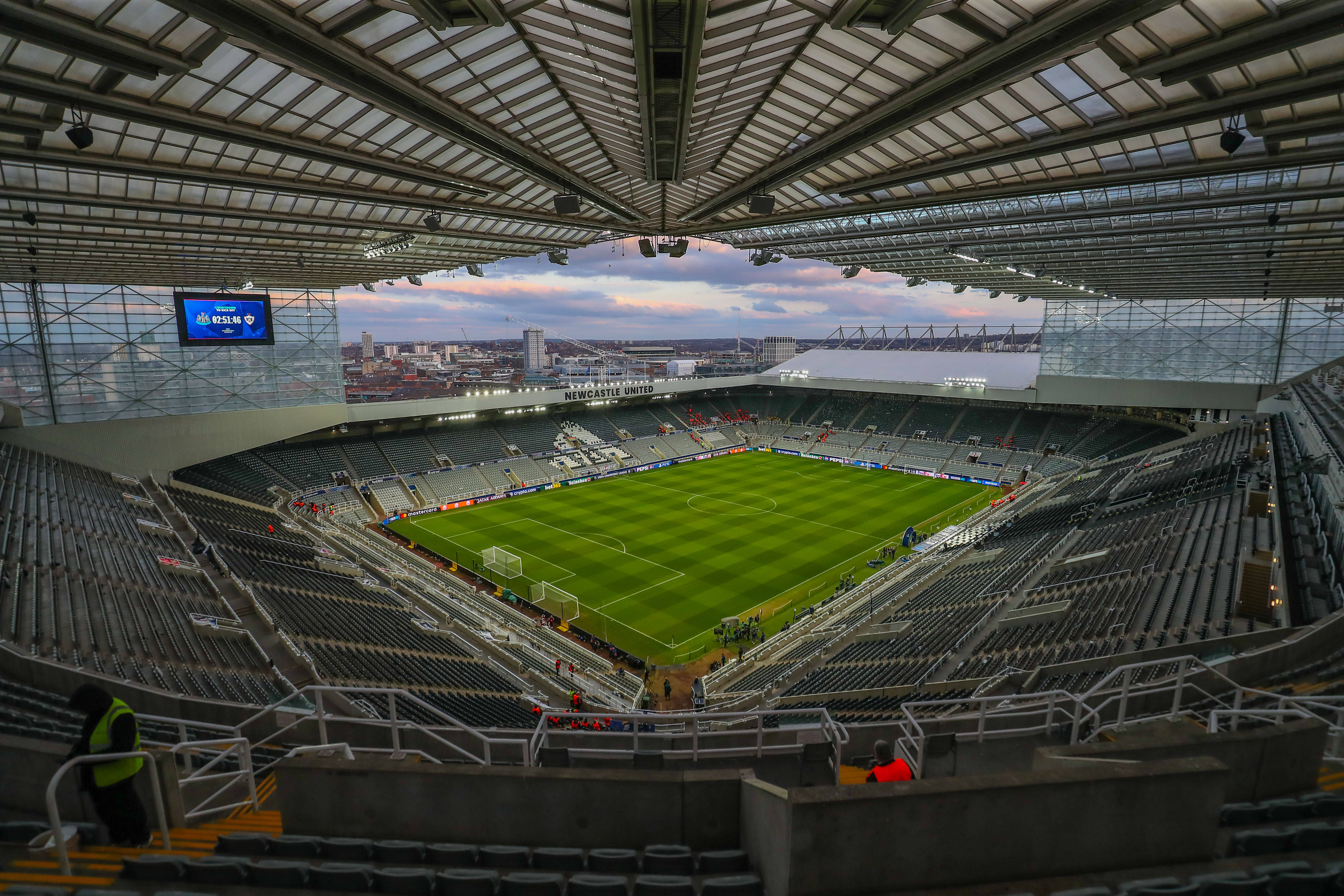 General view inside St. James' Park