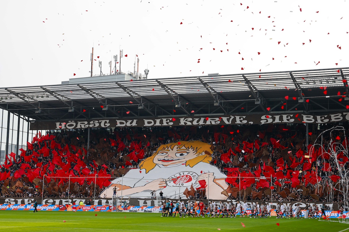 St Pauli tifo on March 8, 2026 - Photo by Frank Molter/dpa/Iconsport