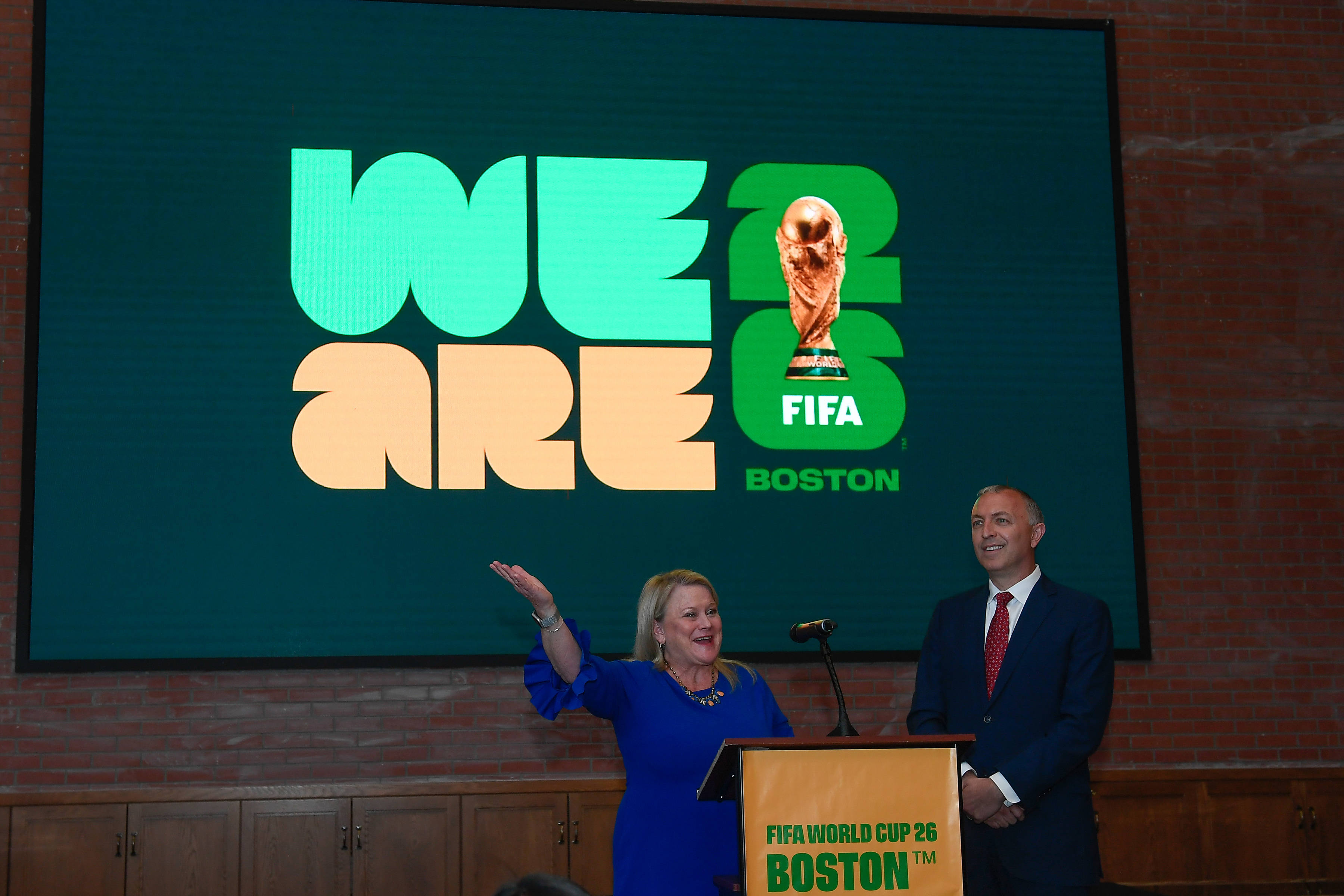 2026 World Cup branding in Boston