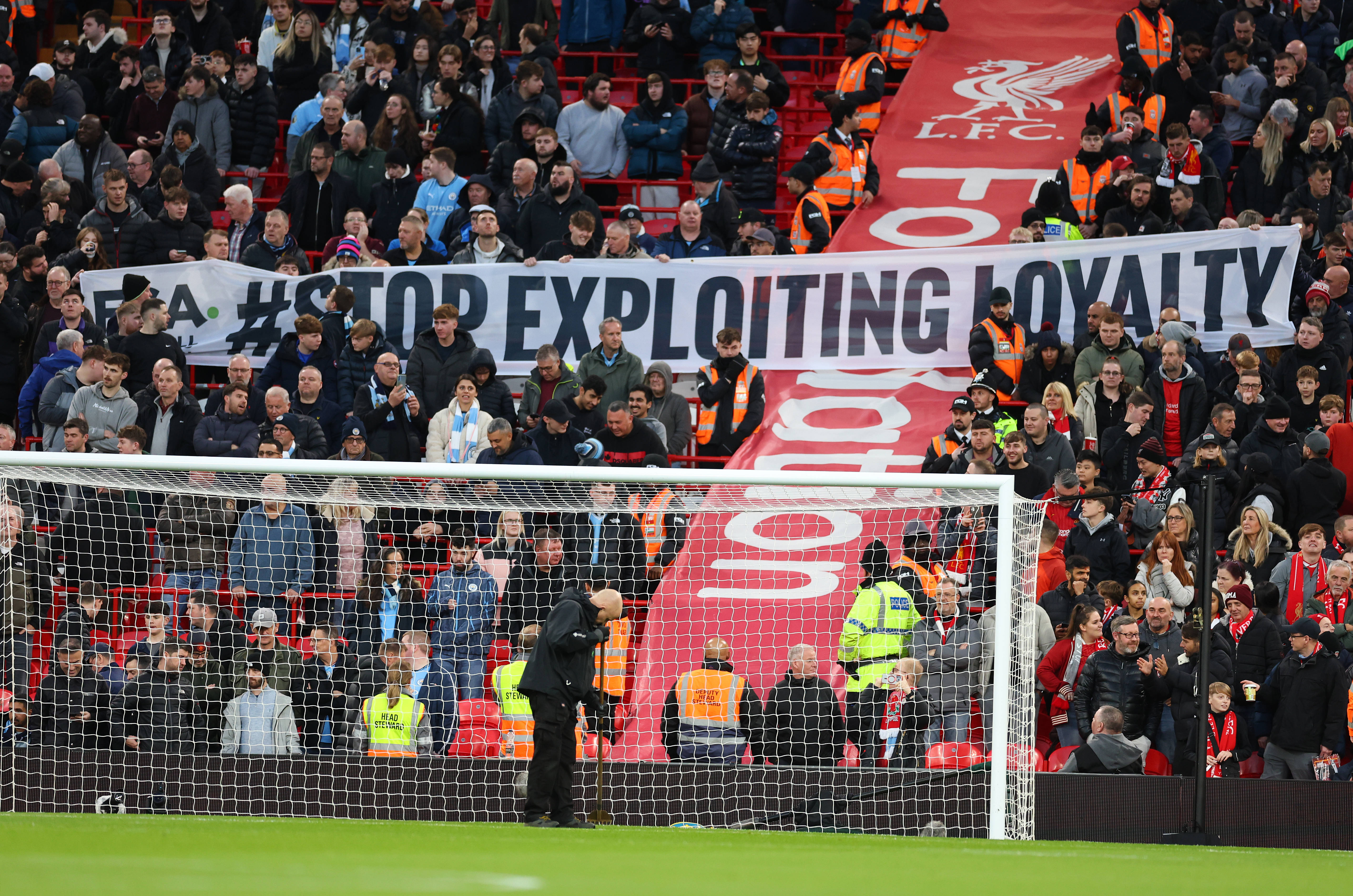 Liverpool fan group issues firm response as club confirm "wrong and unfair" three-year ticket price hike 1 Liverpool fans protest against ticket prices back in December 2024