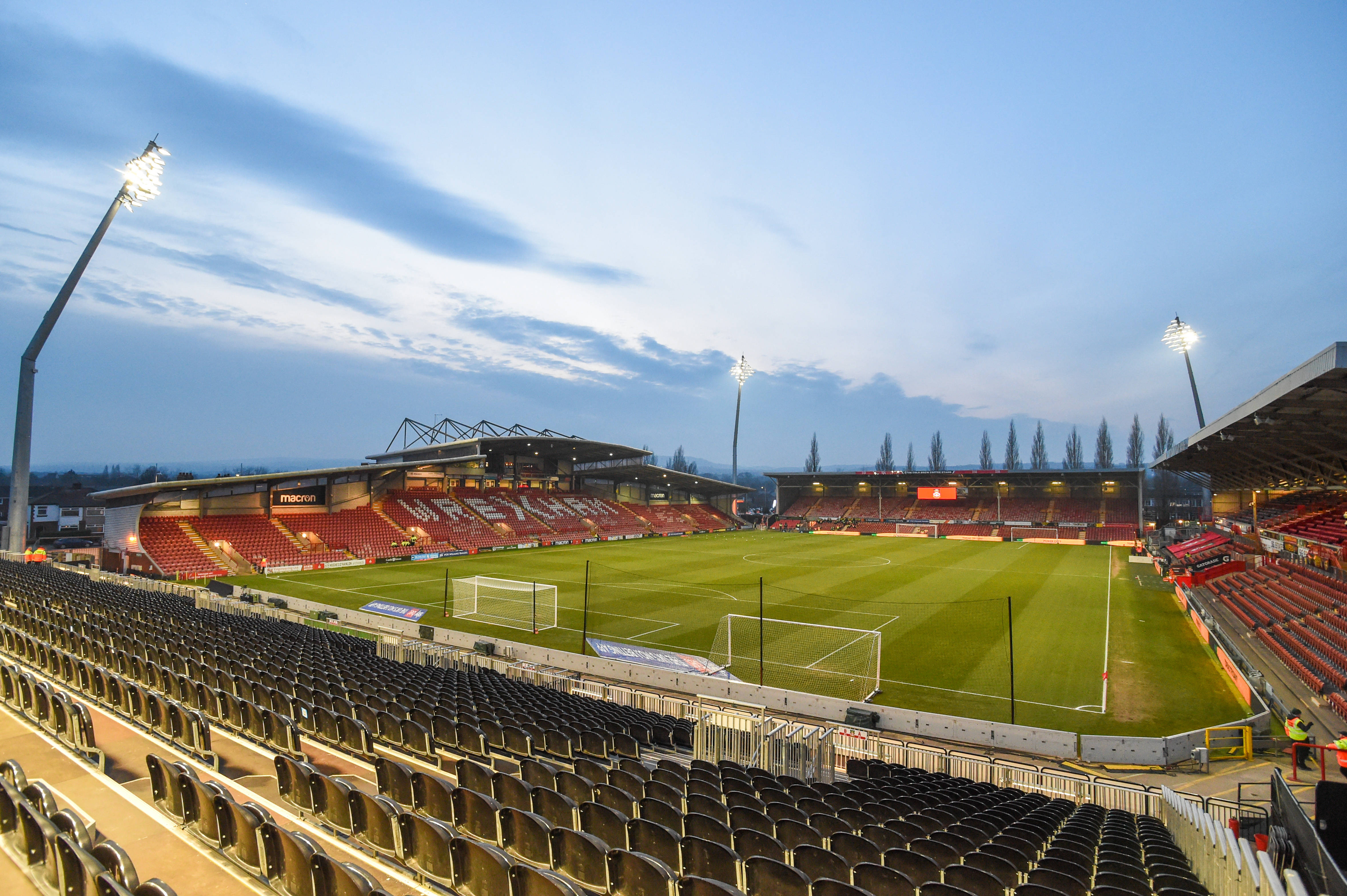 Wrexham make 'massive' Kop Stand progress as footage captures new developments at the Racecourse 1 General view inside the STÅK Racecourse Ground