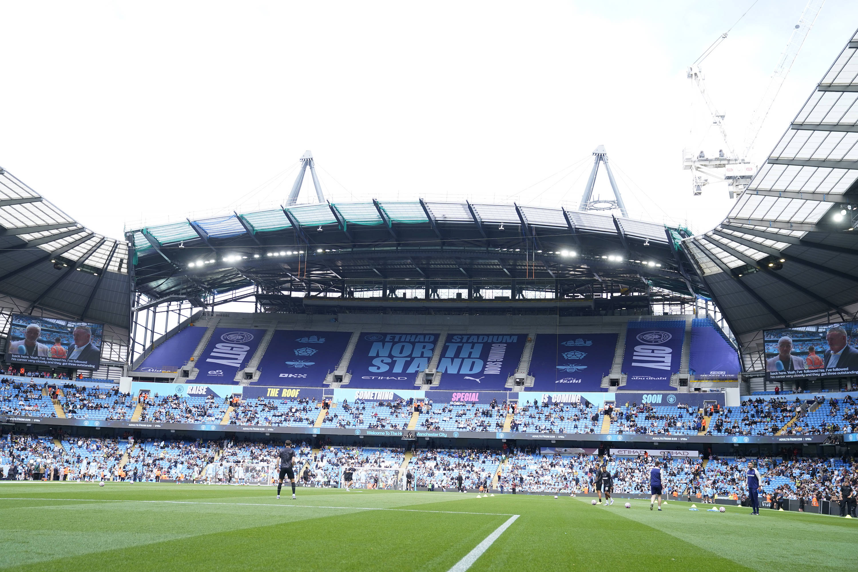 Man City face North Stand wait as doubts still loom over when it will open at the Etihad Stadium