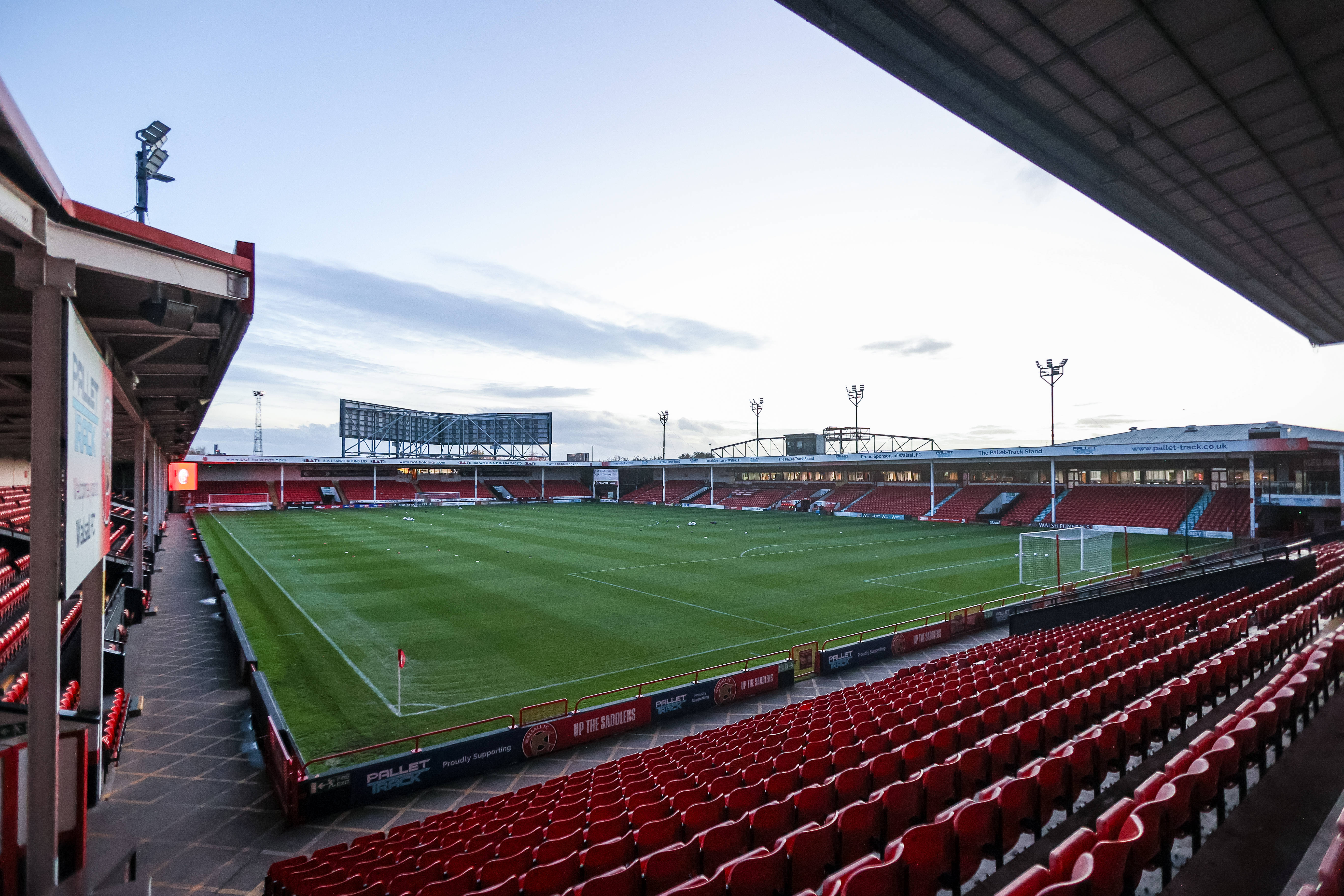 A general view of the Bescot Stadium in Walsall