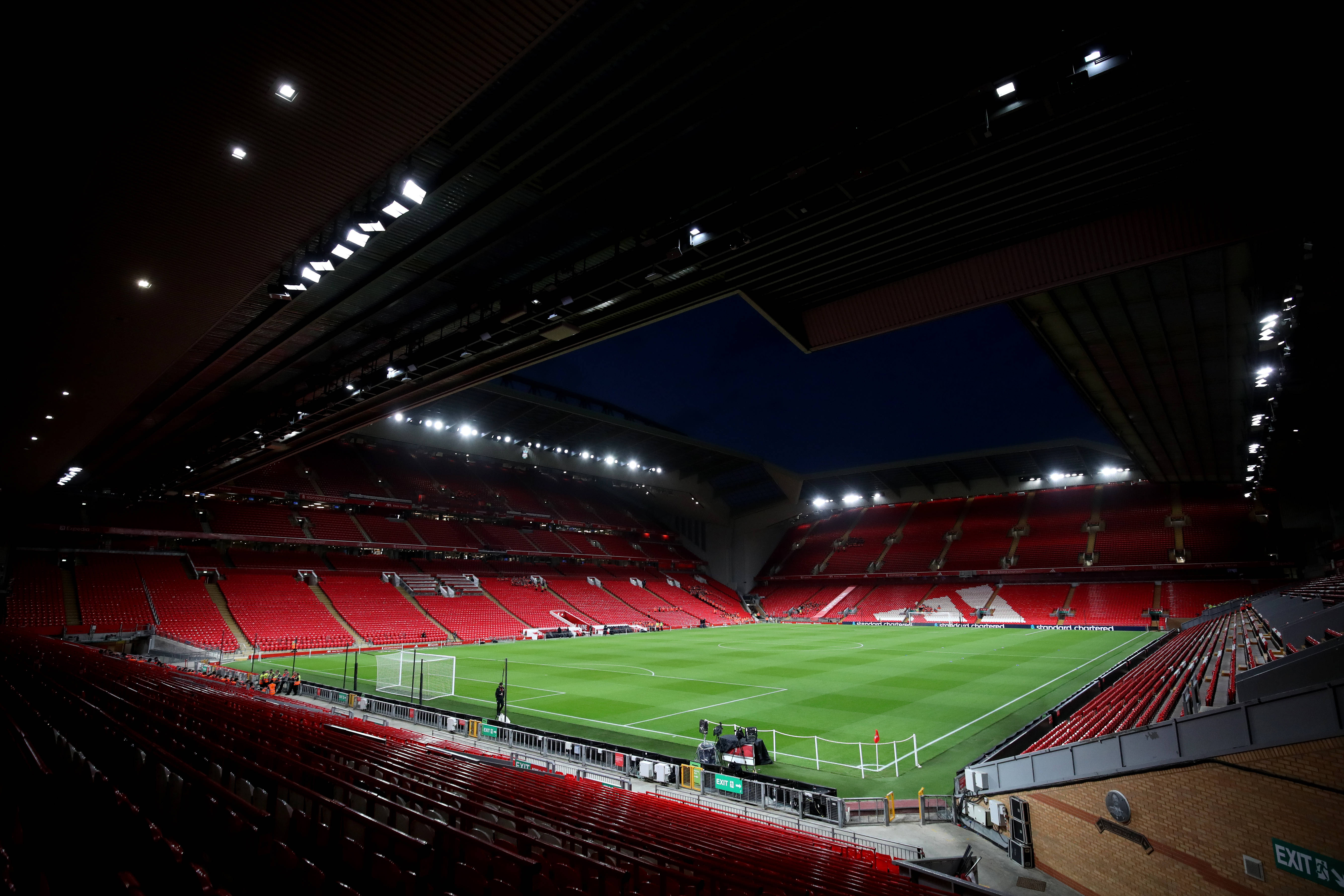 View inside Anfield
