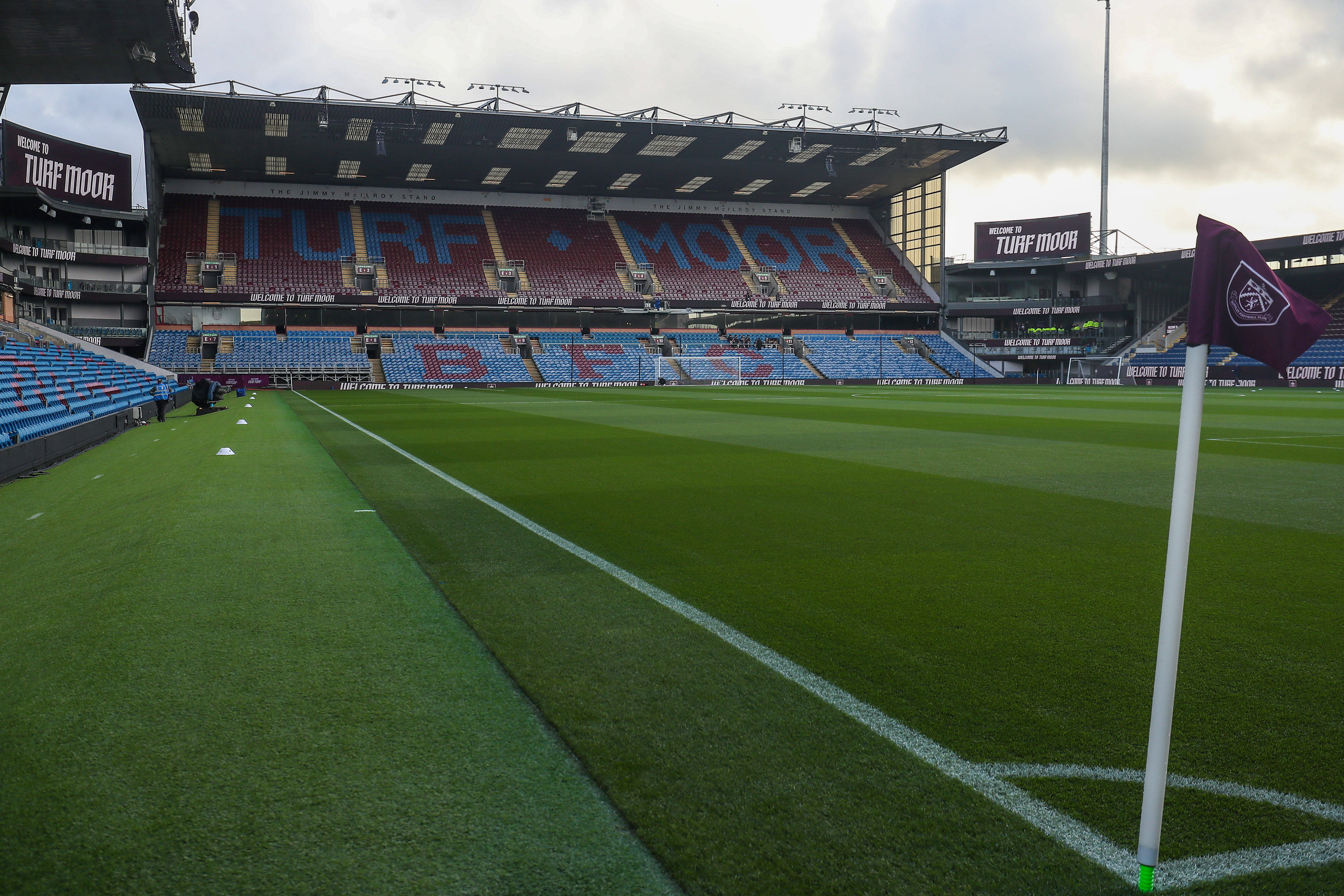 View inside Turf Moor