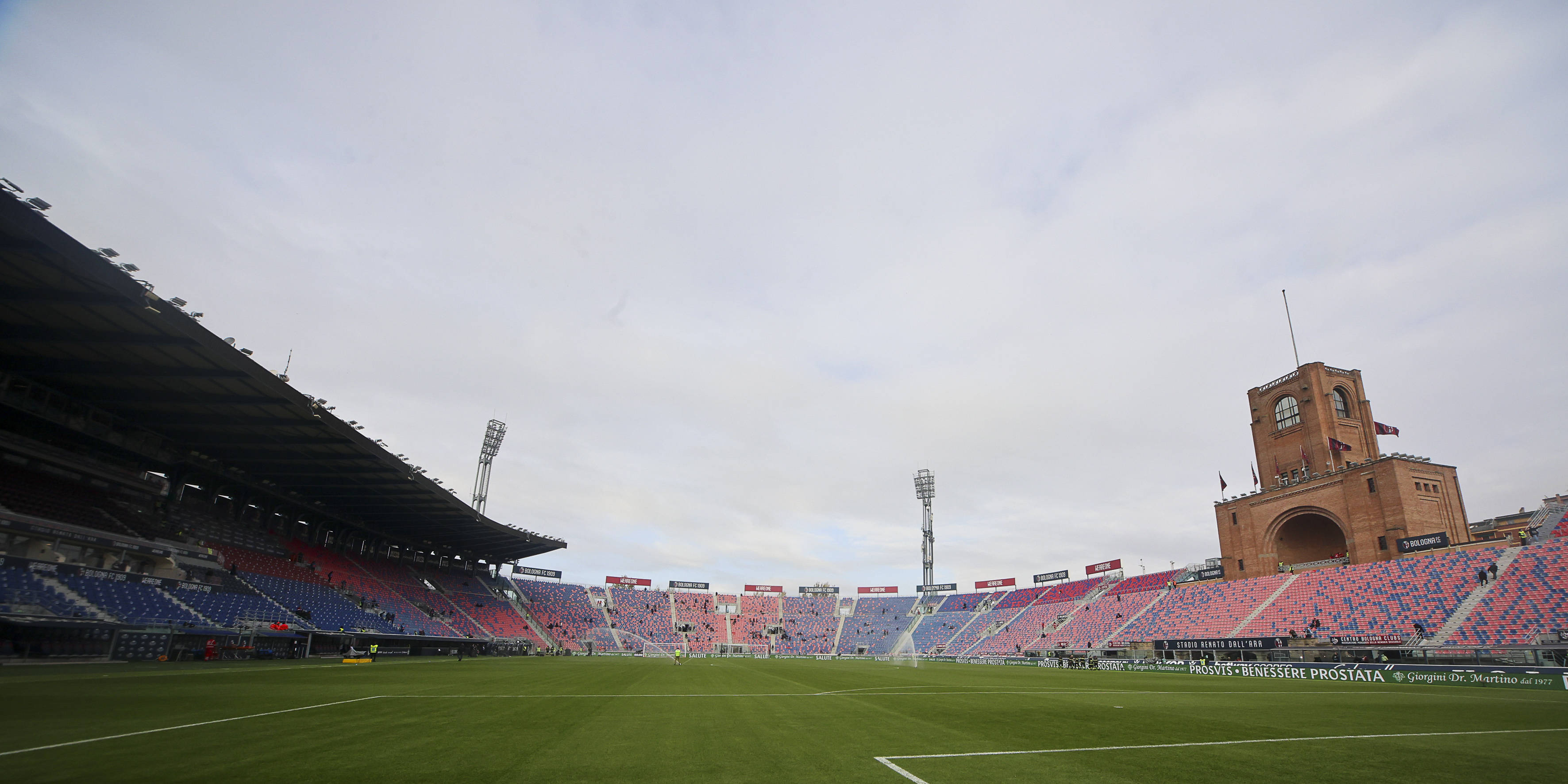 A view of Stadio Renato Dall Ara