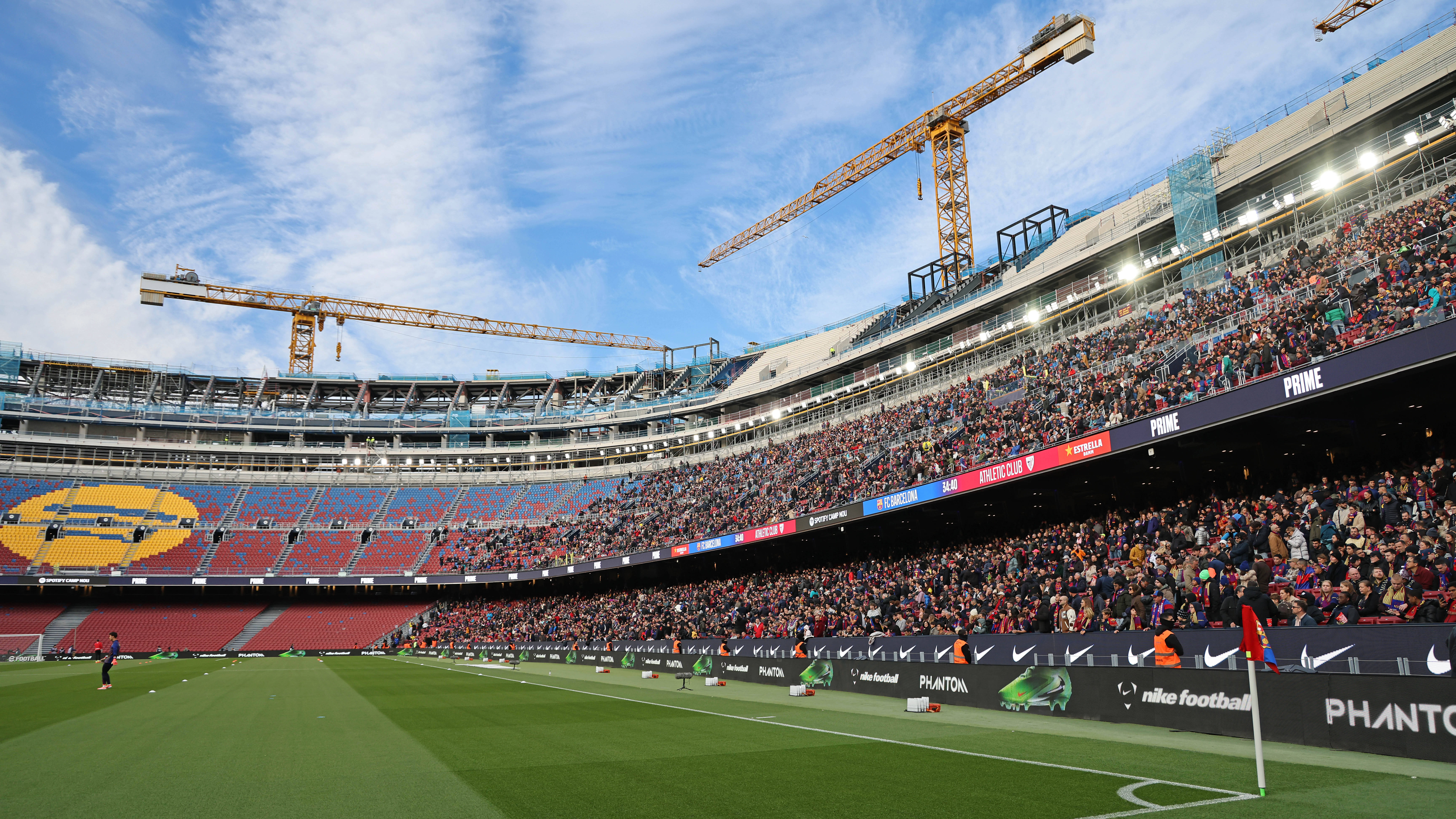 View inside the Spotify Camp Nou
