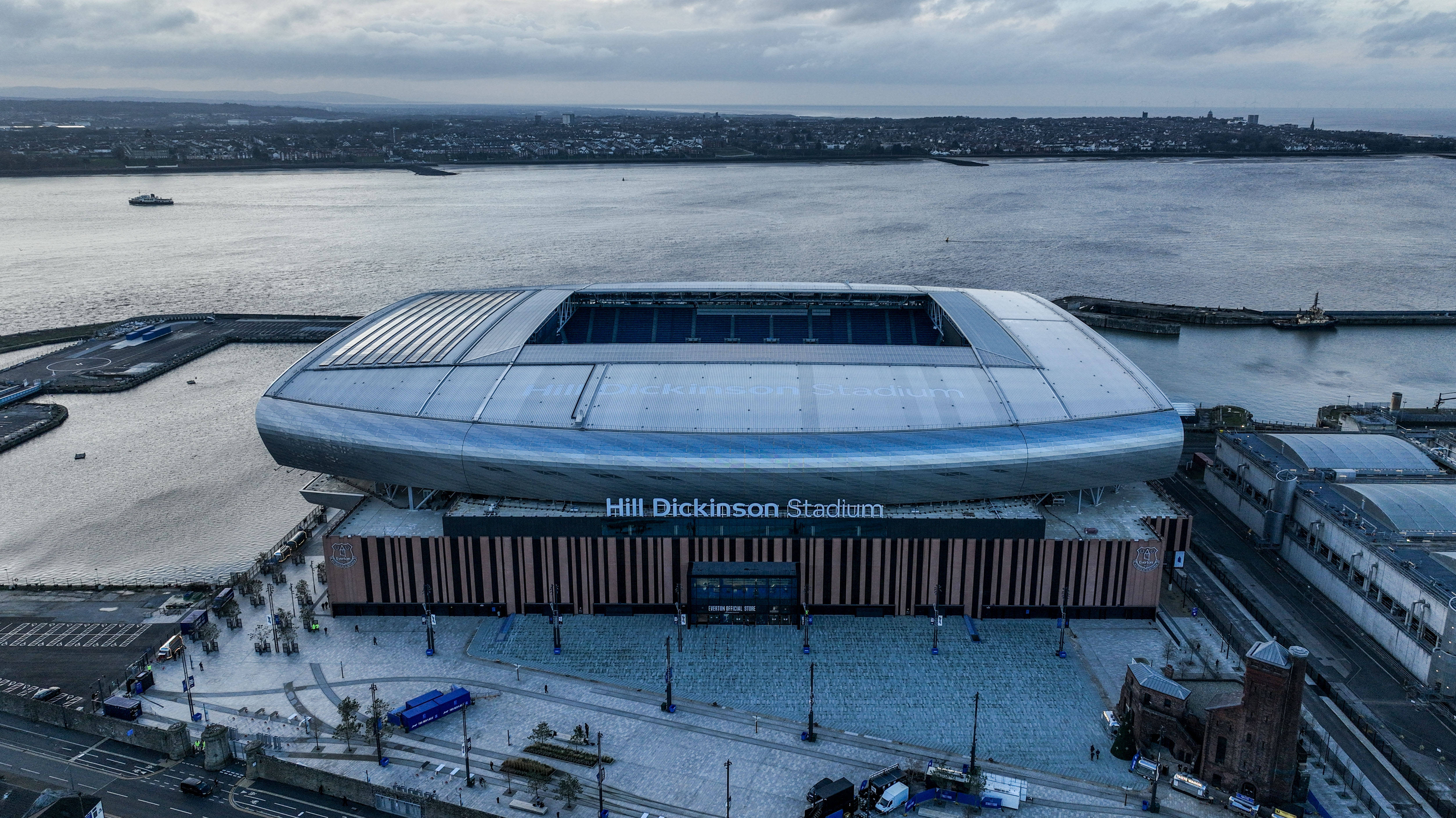 Hill Dickinson Stadium architect reveals his permanent tribute to Everton home amid "emotional" verdict 1 Aerial view of Hill Dickinson Stadium