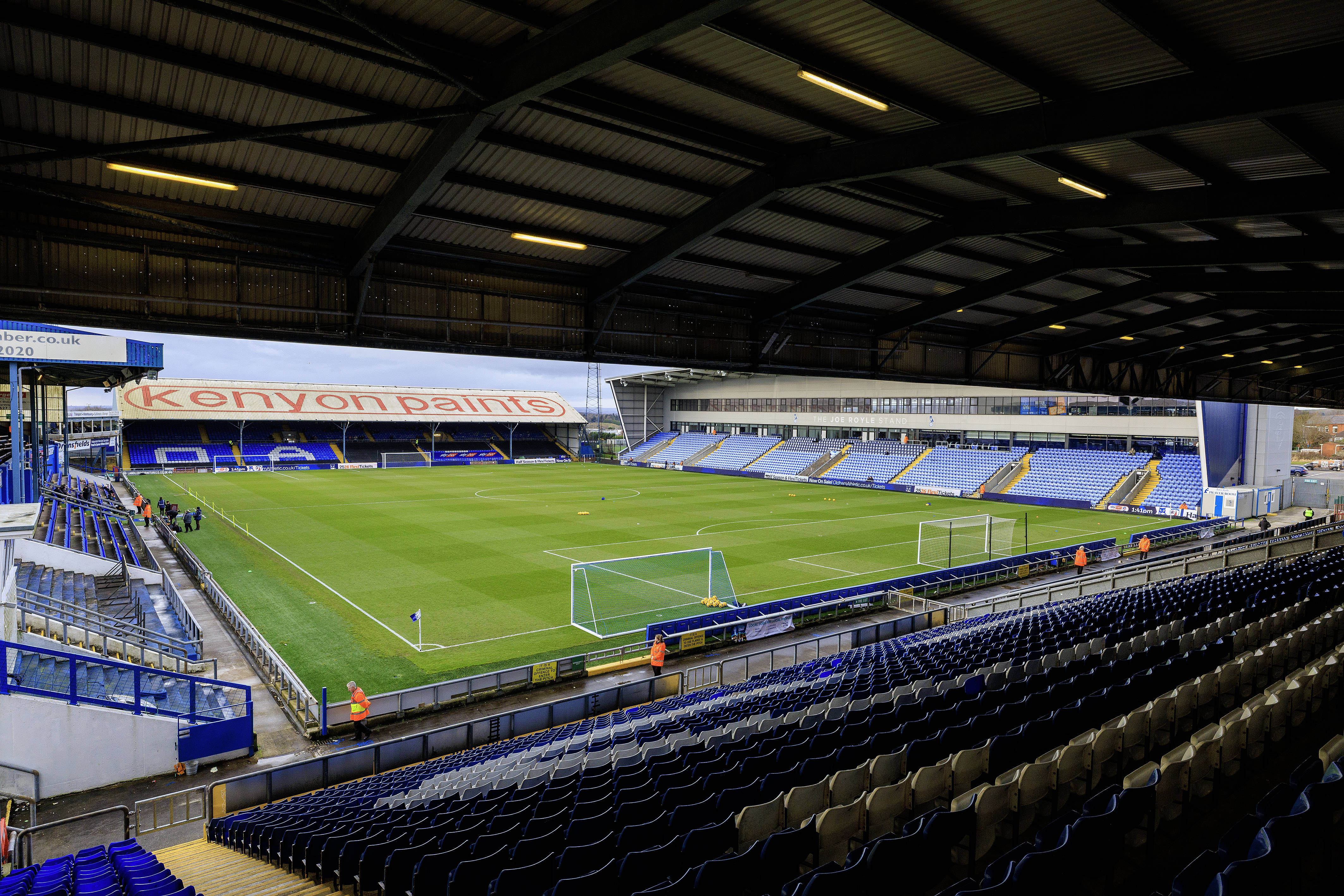 A general view of Boundary Park