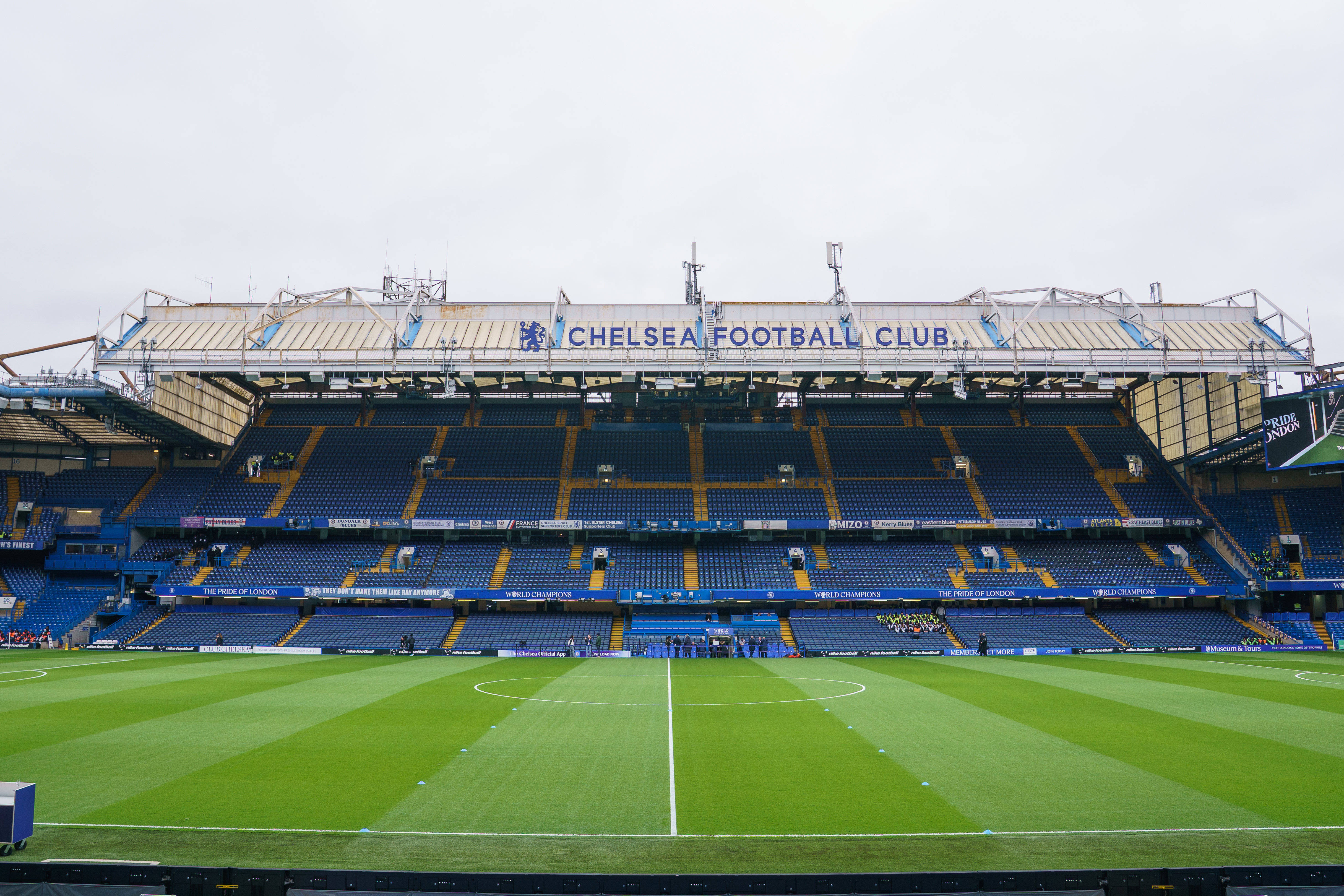 A general view of Stamford Bridge