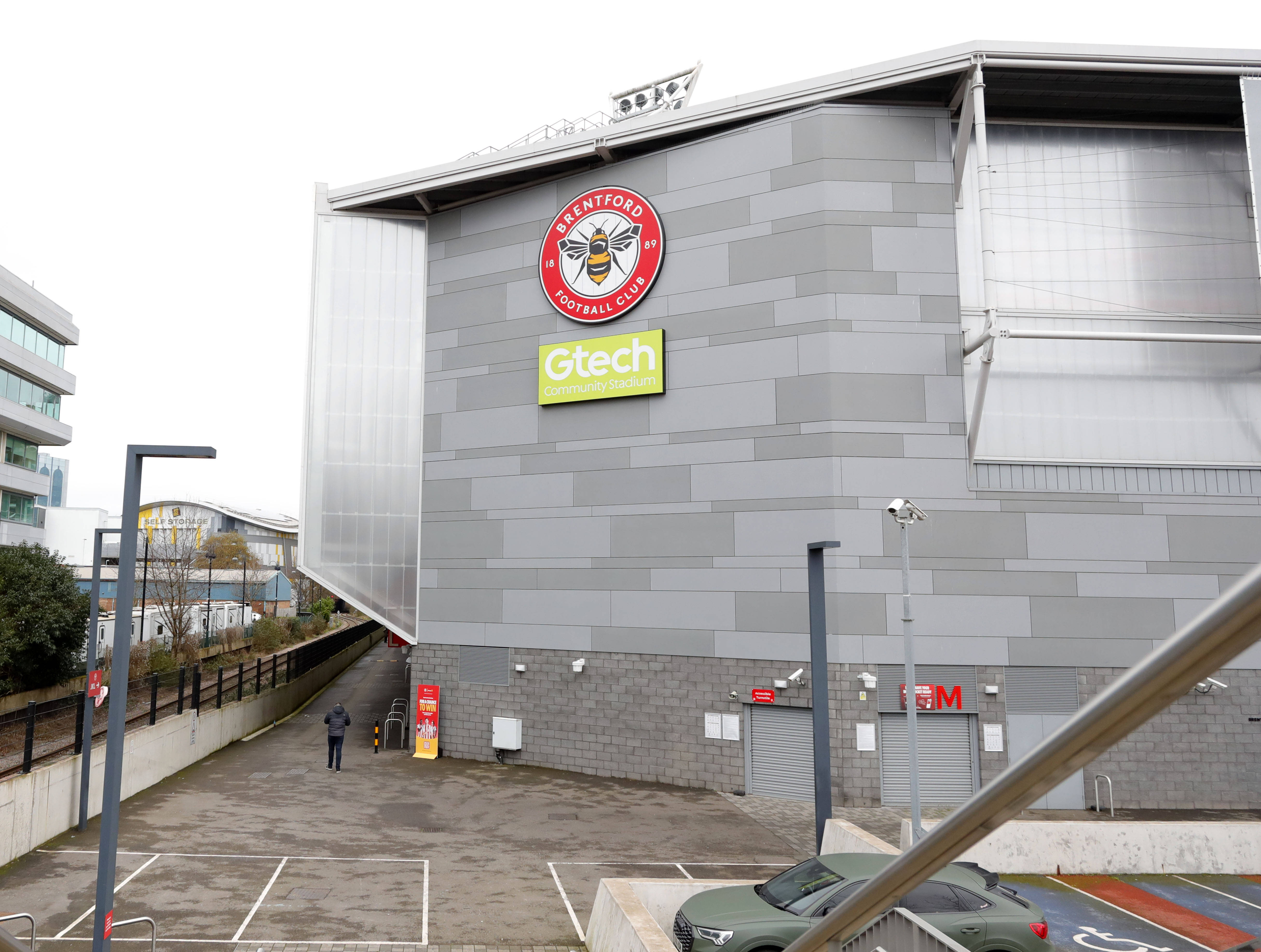 View outside the Gtech Community Stadium