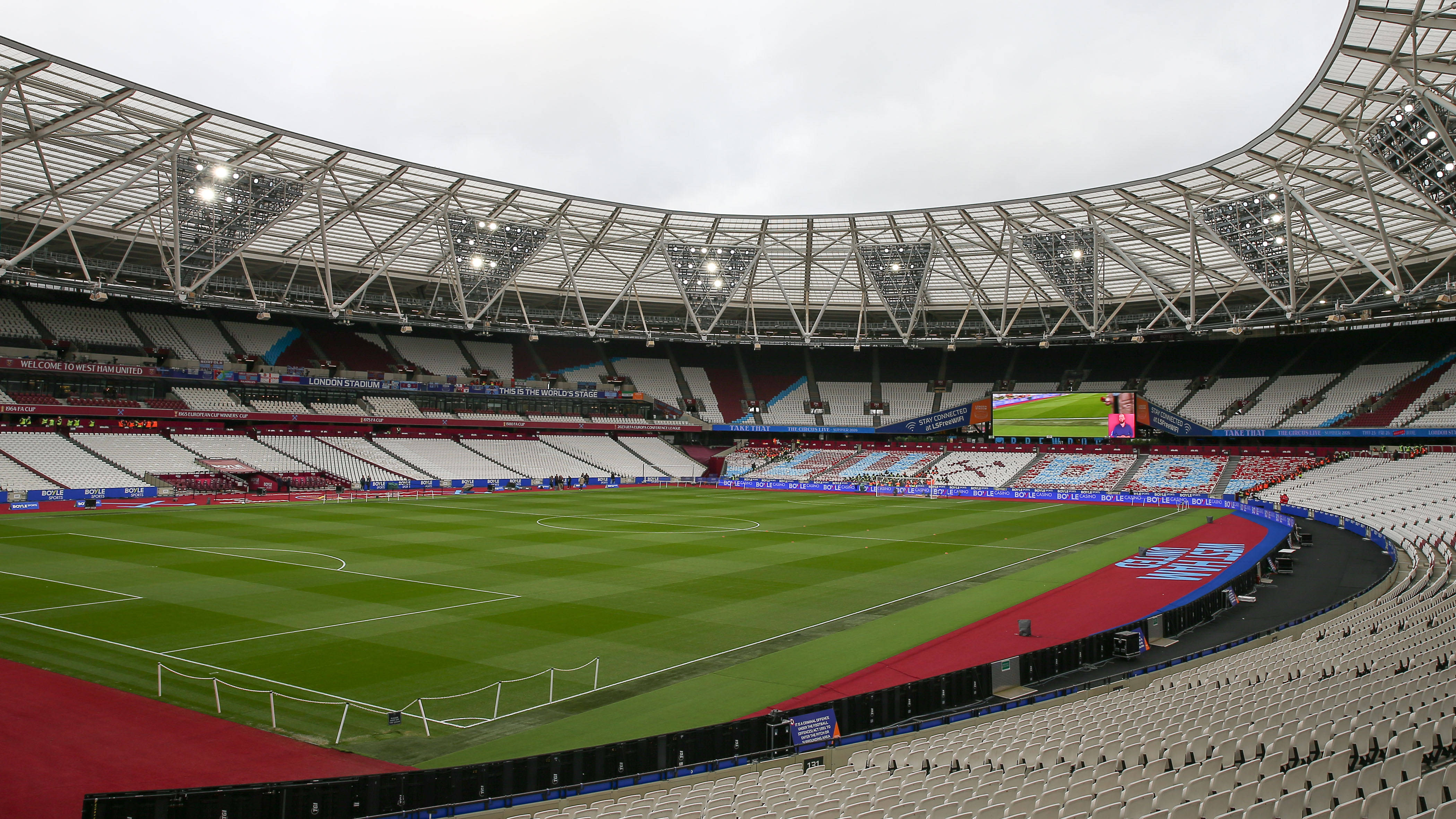Where to Stay Near London Stadium 2026: Best Hotels and Accommodation for Fans 1 General view inside the London Stadium