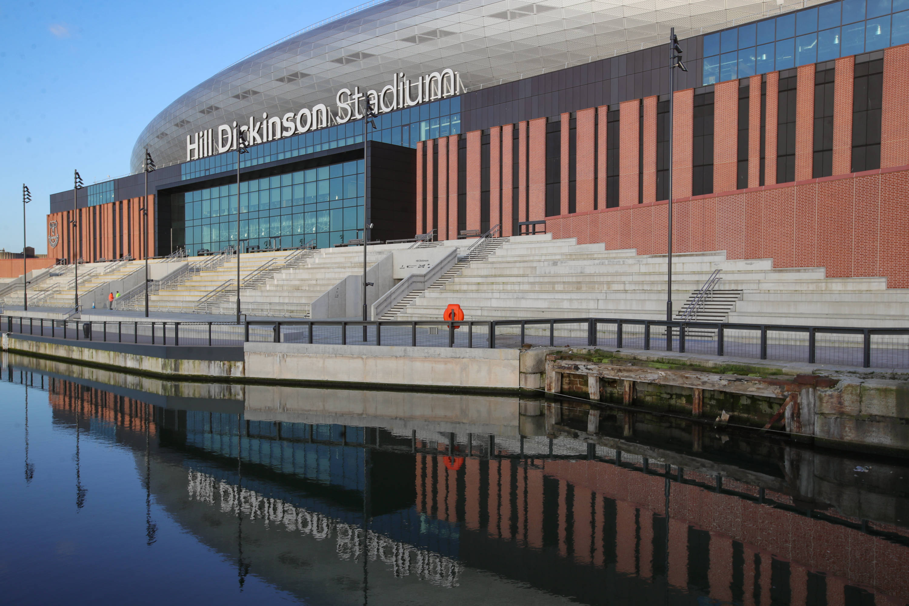 A general view outside of the Hill Dickinson Stadium 