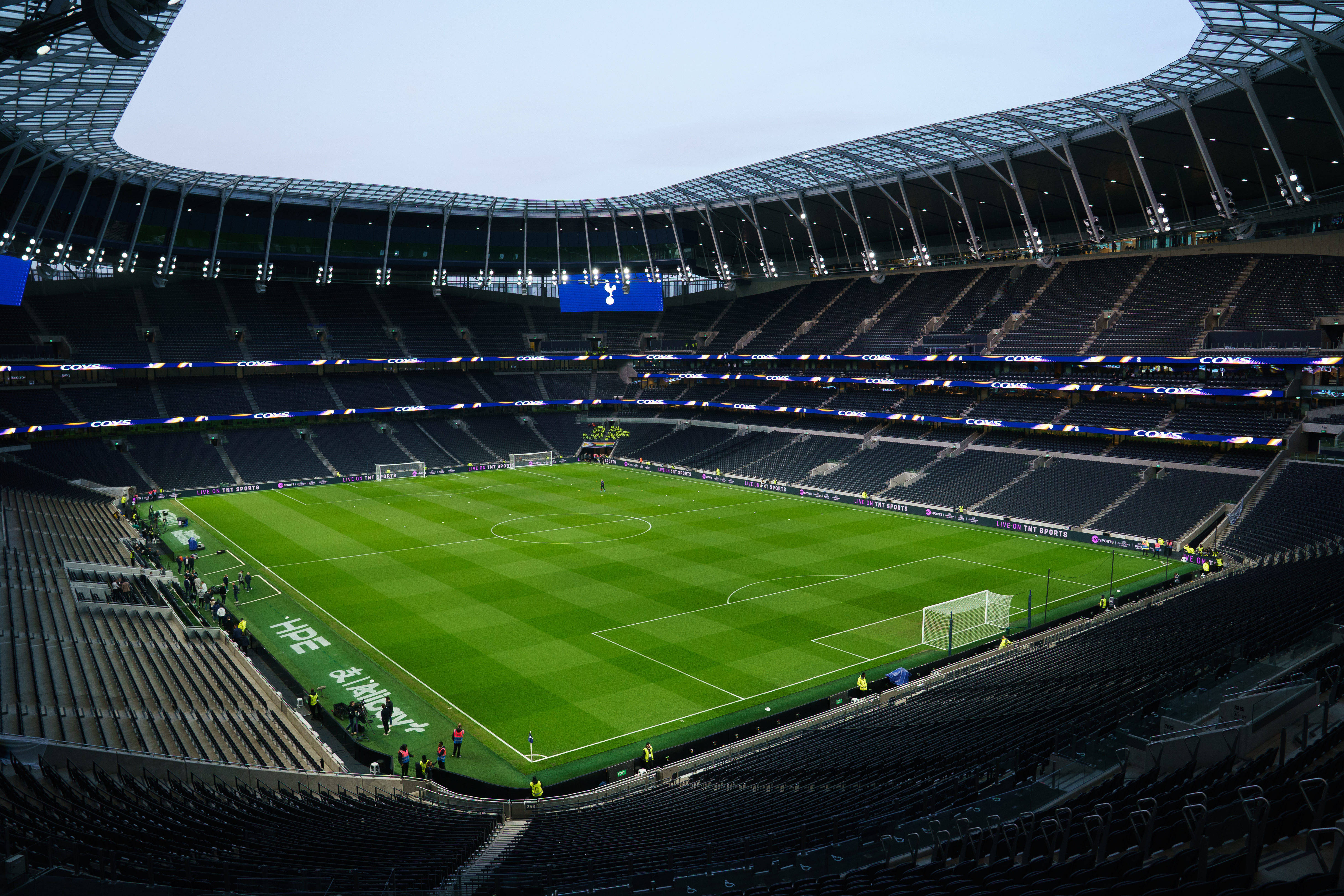 A general view inside the Tottenham Hotspur Stadium