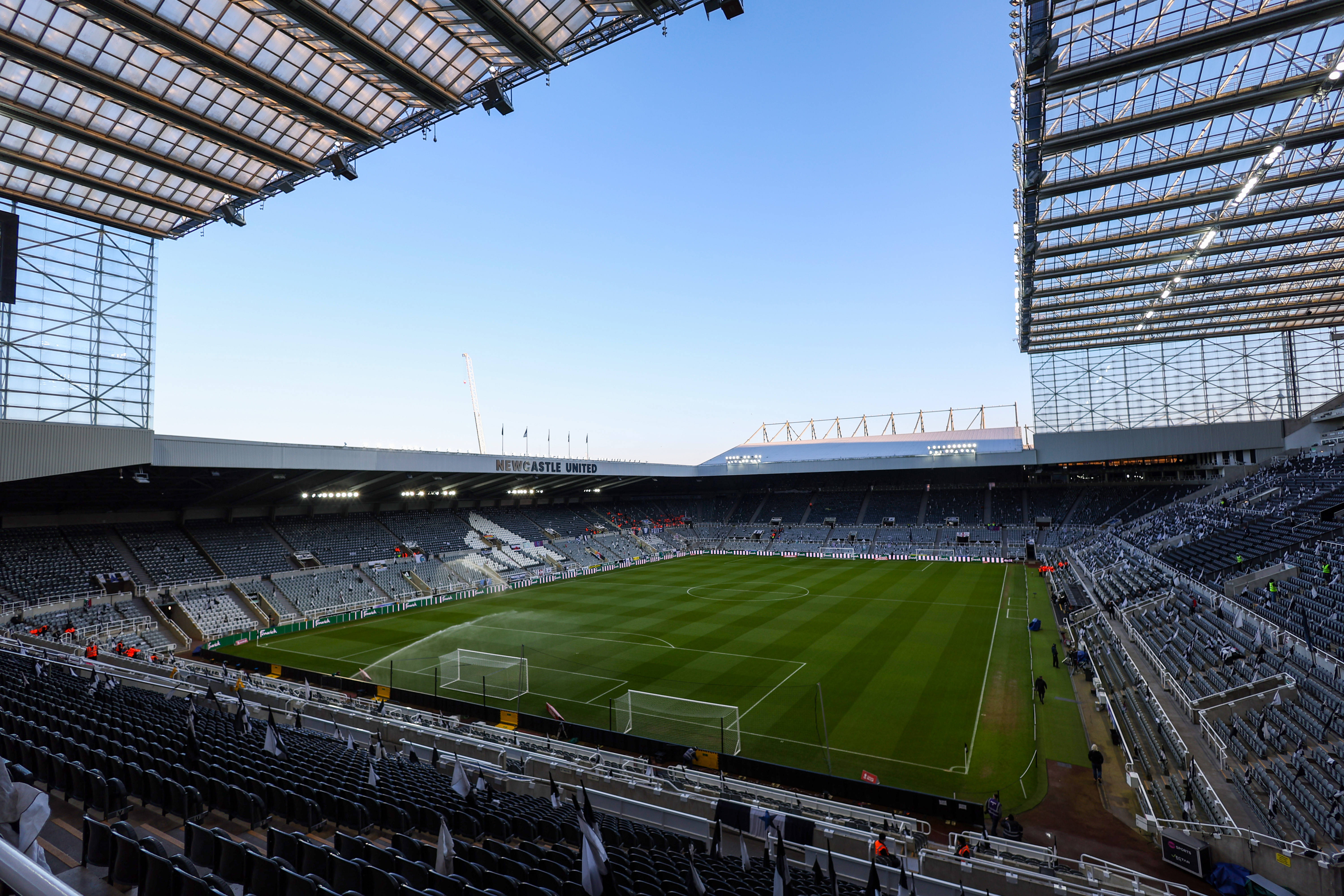 View inside St James' Park 