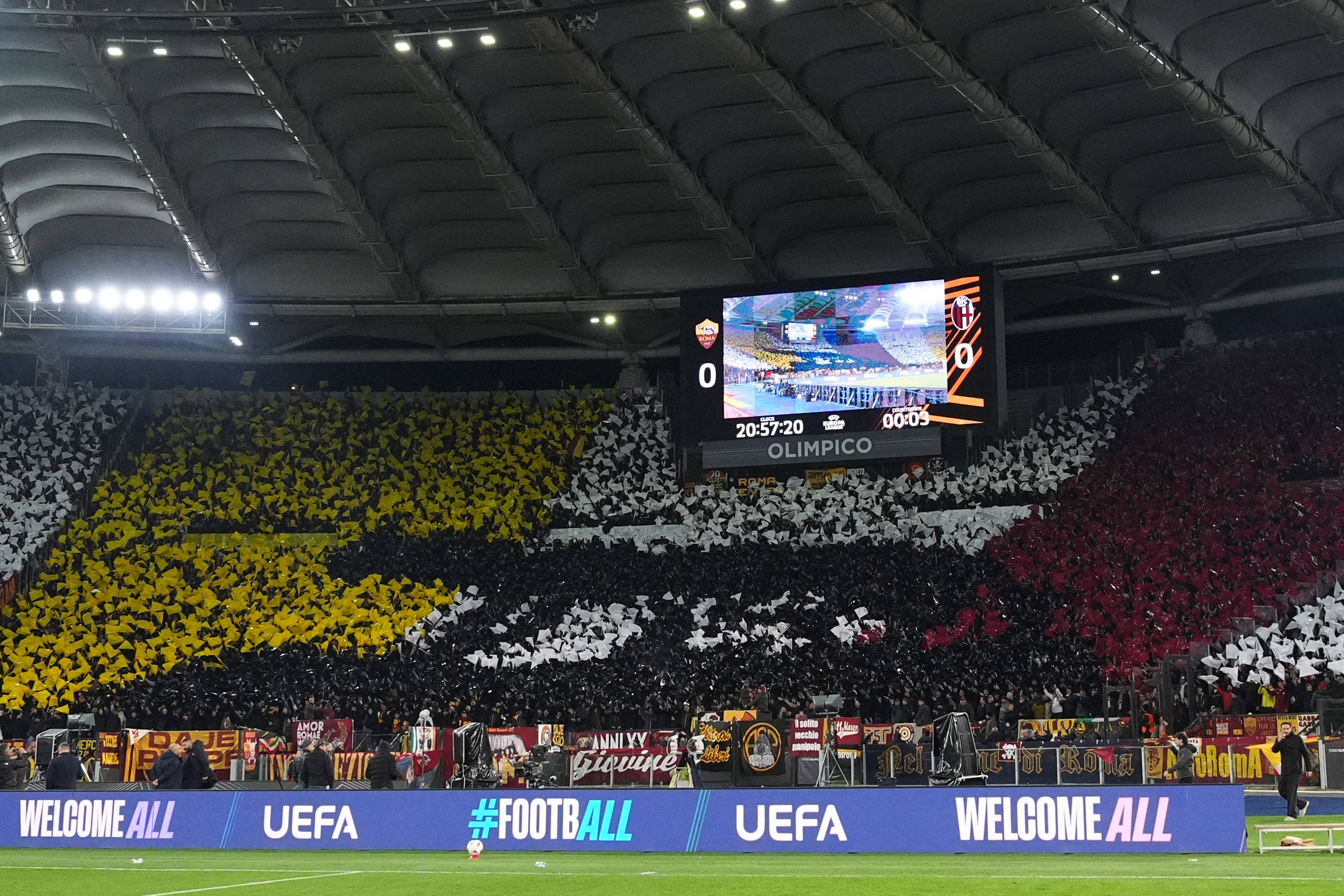 The best tifos in Europe this week, including striking Sporting CP and AS Roma displays