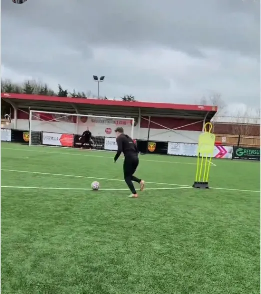 Forgotten £88m Premier League star not seen since 2024 now spotted training at non-league stadium 1 Mykhailo Mudryk going through a shooting drill