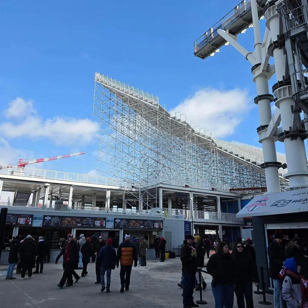 New temporary stand at BMO Field
