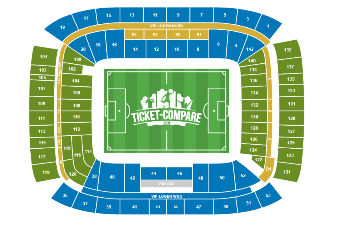 werder bremen seating plan