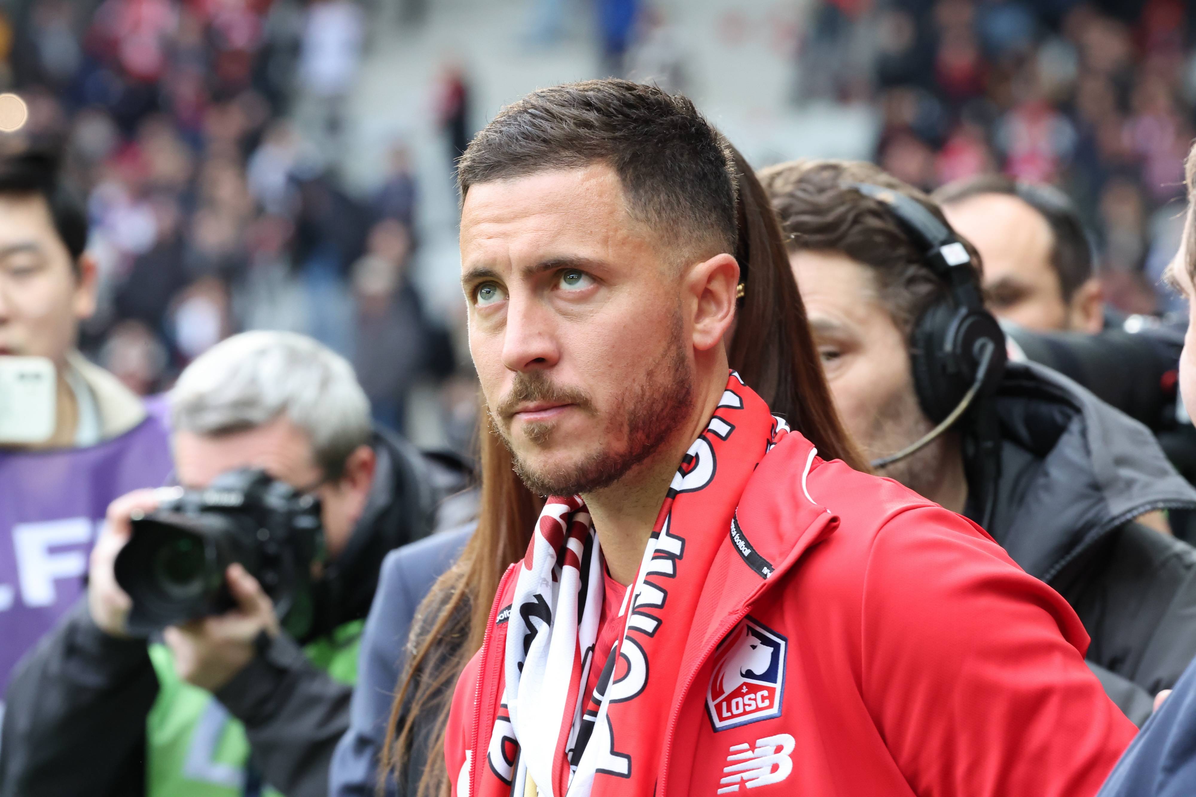 Eden Hazard at Stade Pierre-Mauroy