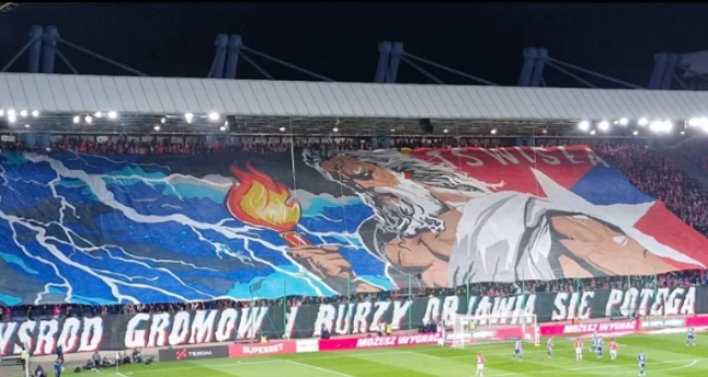 wisla krakow tifo