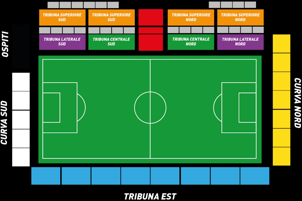 Frosinone Calcio Seating Plan